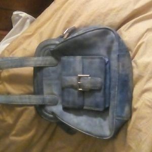Blue Leather Pocketboot